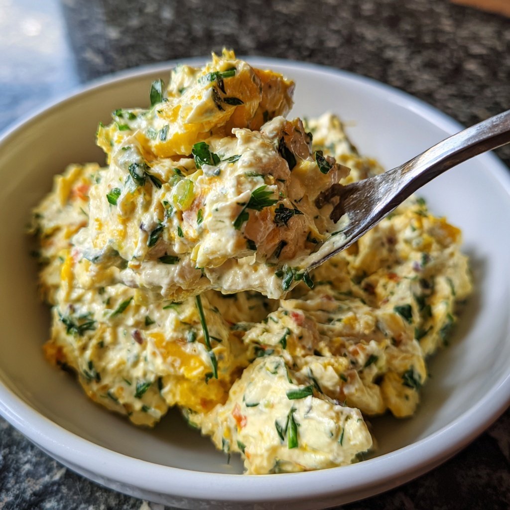 Schnell & Einfach 10-Minuten-Eiersalat mit Joghurt