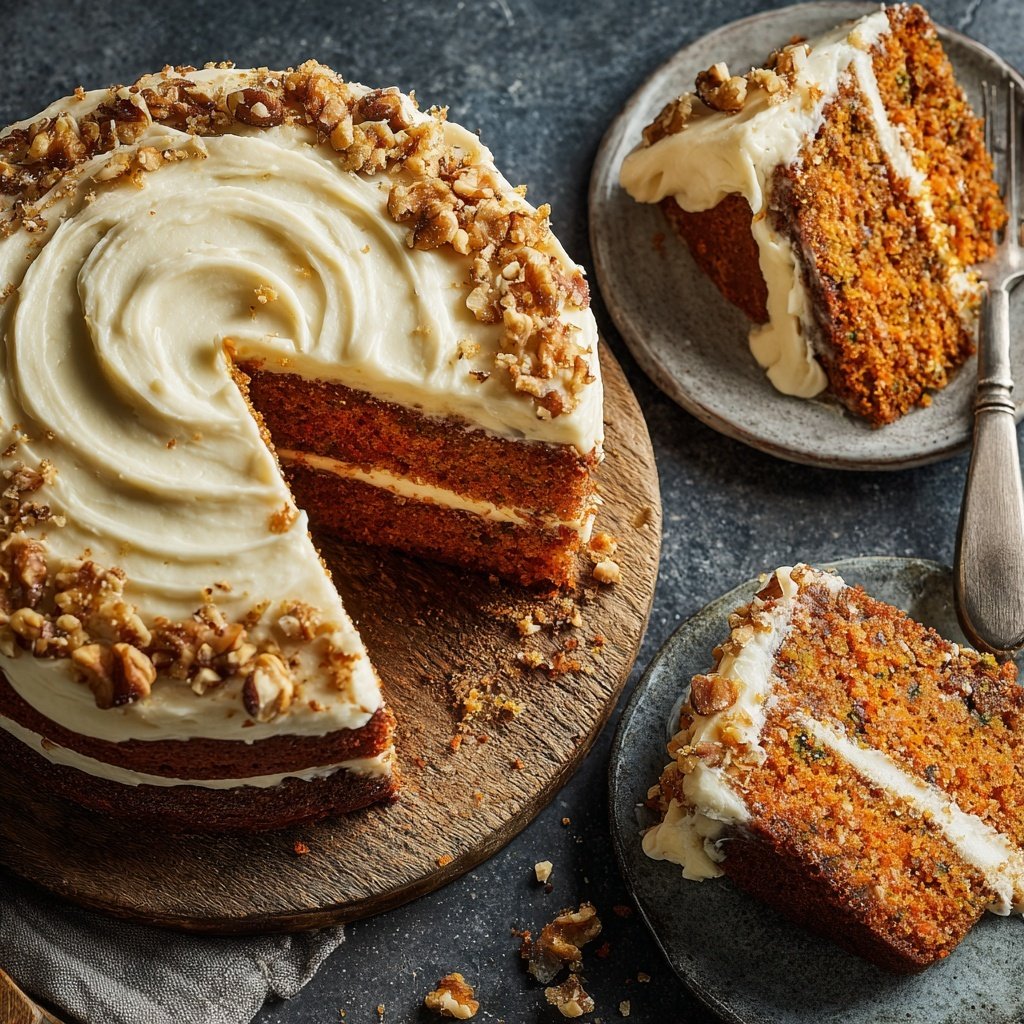 Karottenkuchen Mit Haselnüssen