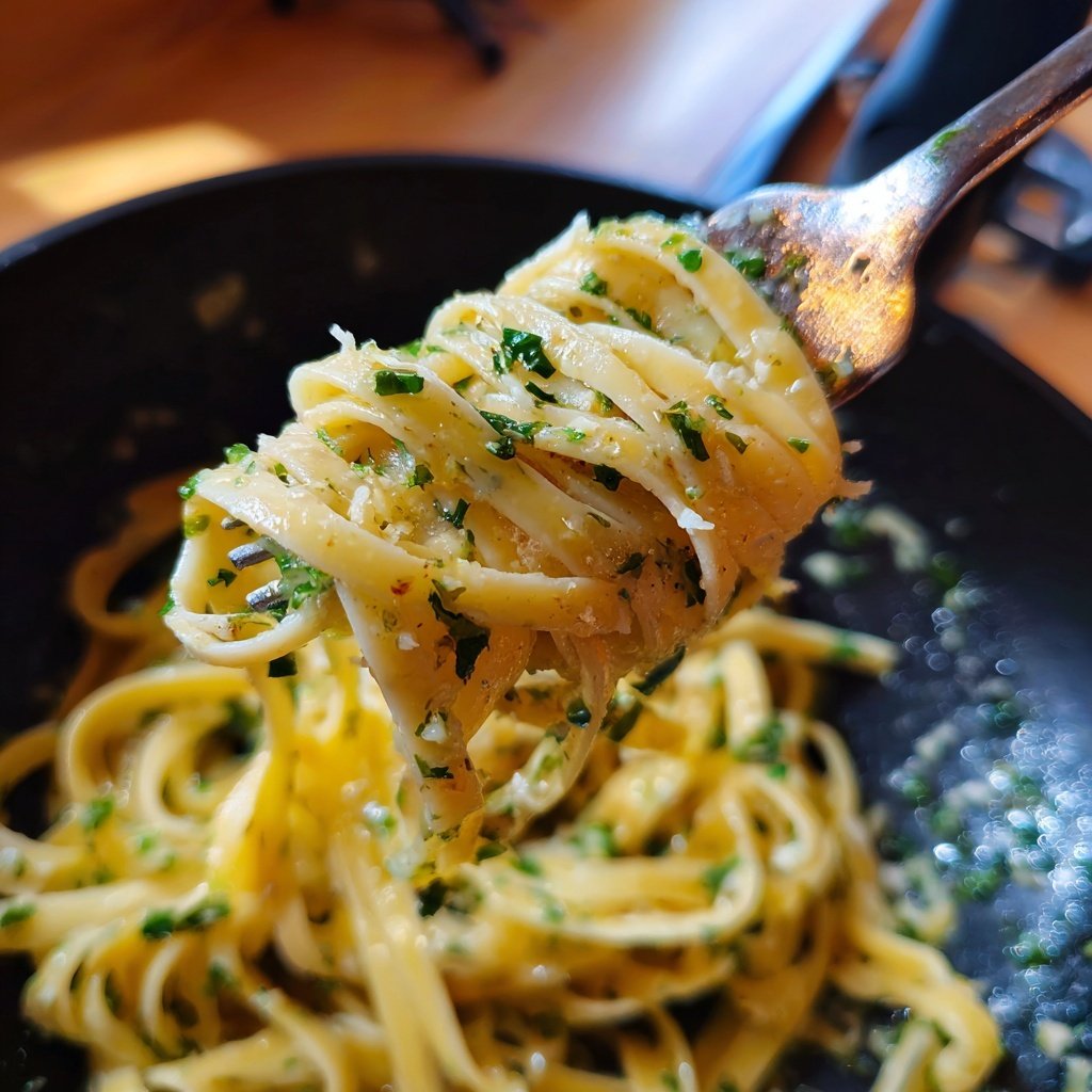 Schnell & Einfach 15-Minuten Knoblauchpasta