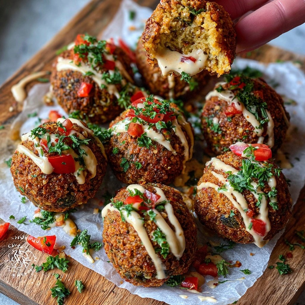 Falafel mit Tahini-Sauce