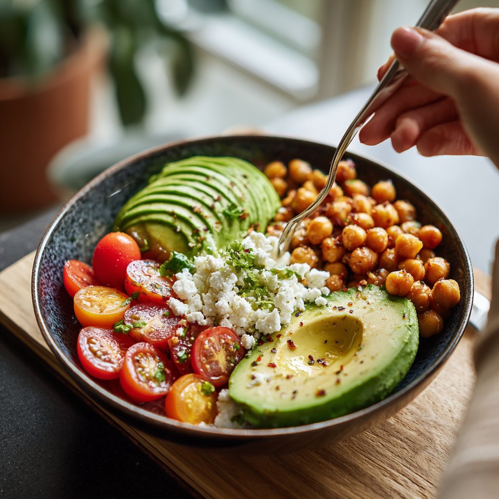 Buddha Bowl mit Kichererbsen