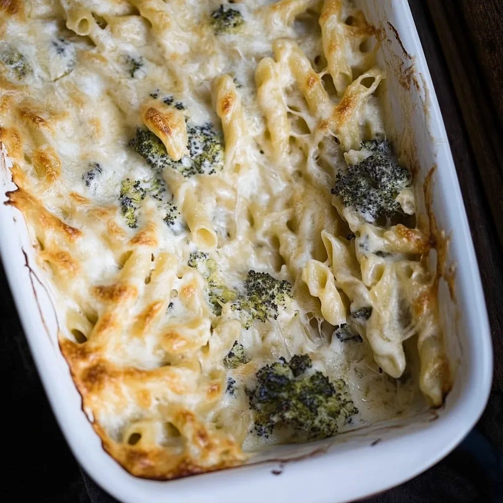 Köstlicher Nudelauflauf mit Brokkoli