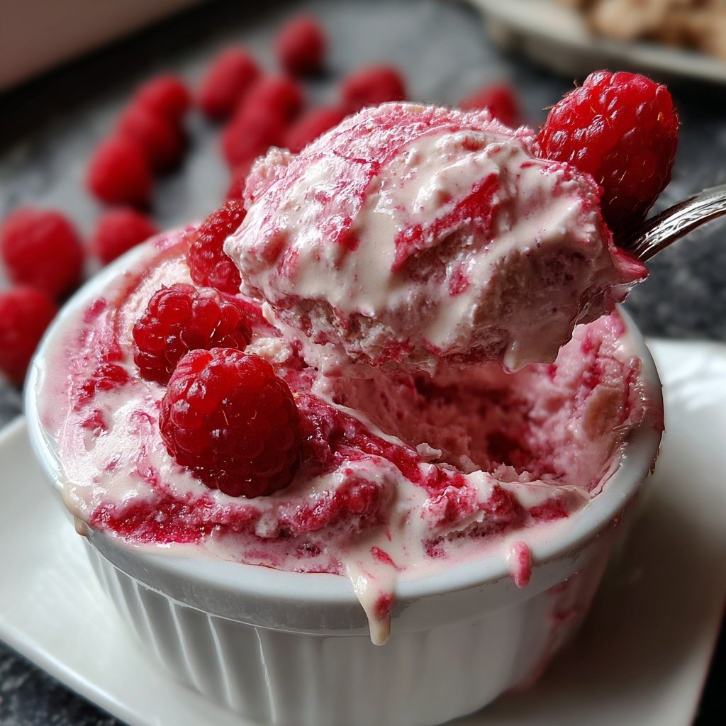 Eis Selber Machen Mit Himbeeren