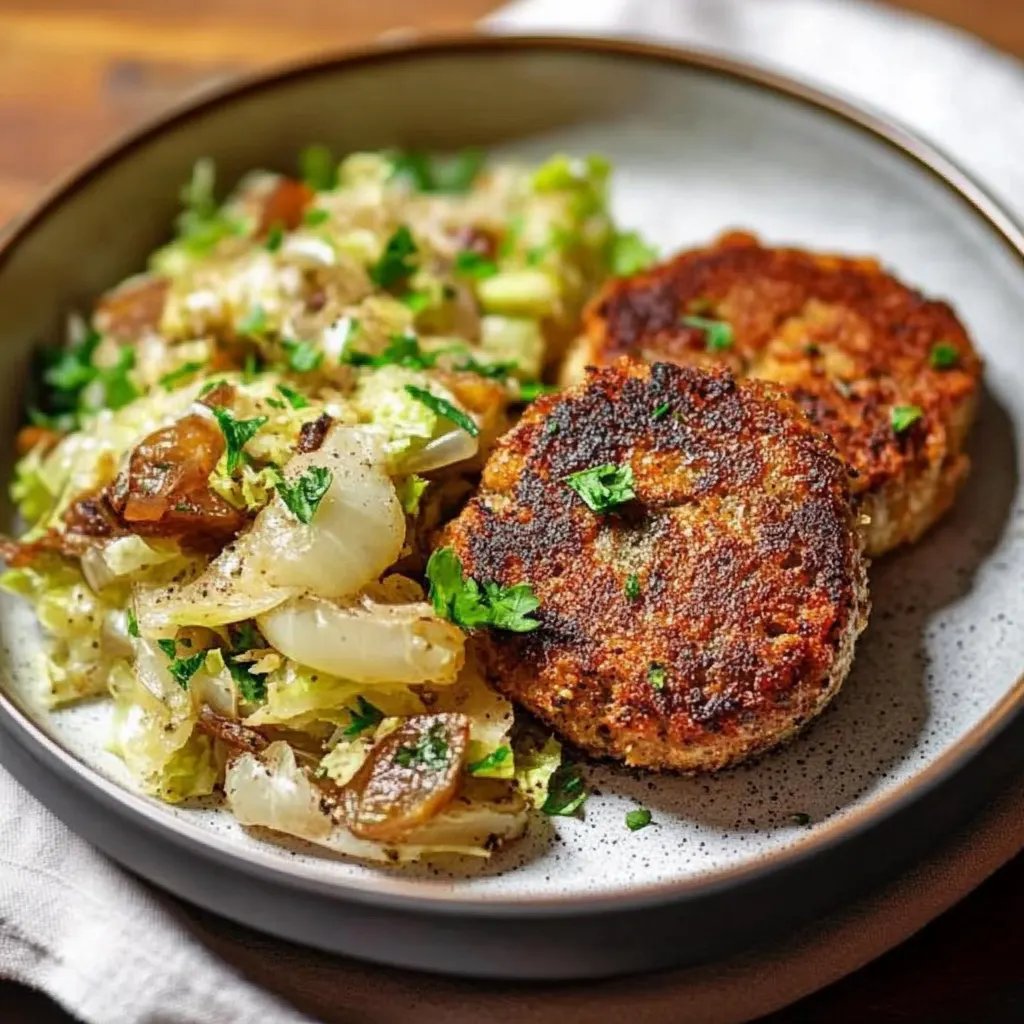 Kaspressknödel mit Wirsing