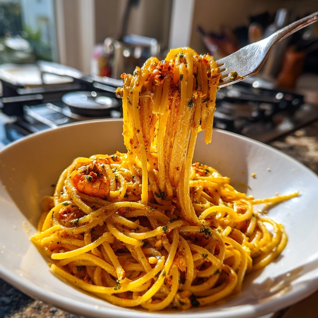 Spaghetti mit Hummerbutter